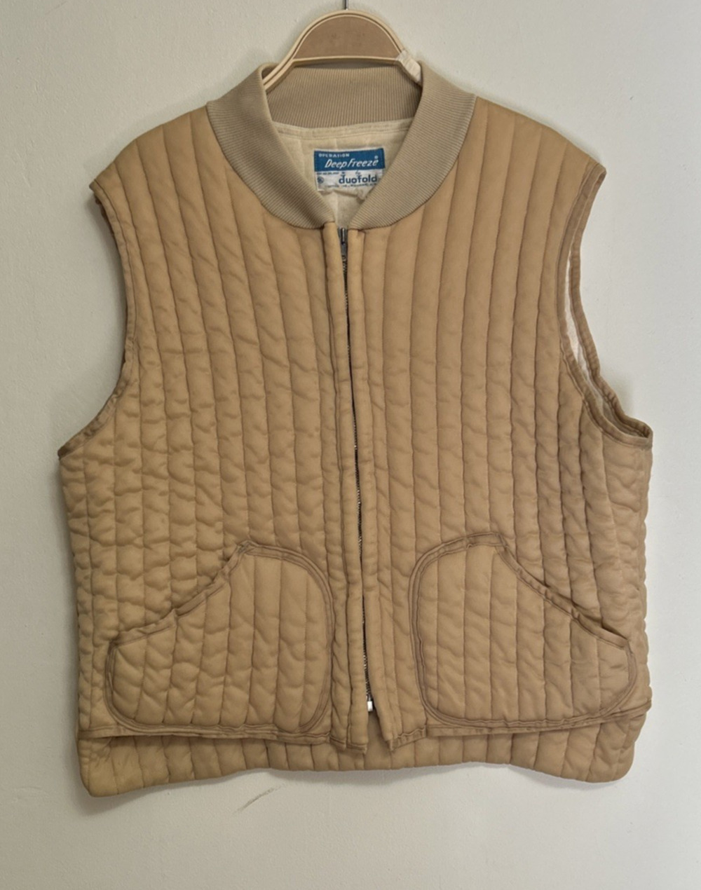 VTG 70s DUOFOLD Operation Deep Freeze Base Layer Thermal Vest XL